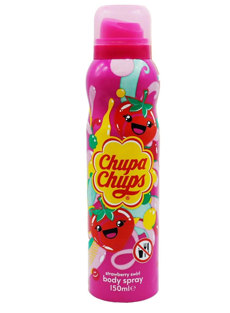 Chupa Chups Body Spray Strawberry 150ml - Image 2